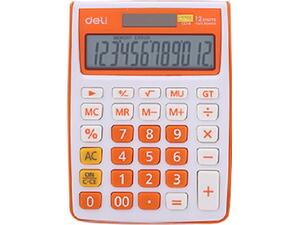 Αριθμομηχανή Deli 12 ψηφίων πλαστική πορτοκαλί - Ανακάλυψε επώνυμες και αξιόπιστες Αριθμομηχανές που θα σου λύσουν τα χέρια από το Oikonomou-shop.gr.